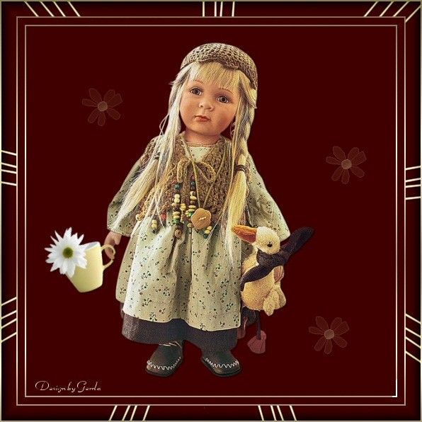 POUPEE EN PORCELAINE