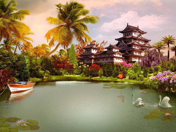 PAYSAGE ASIATIQUE